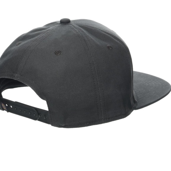 Dickies Gray Snapback flat brim hat. - Picture 2 of 4